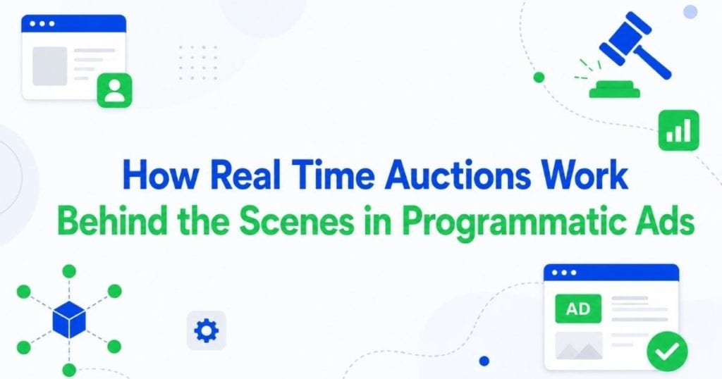 How Real Time Auctions Work Behind the Scenes in Programmatic Ads.